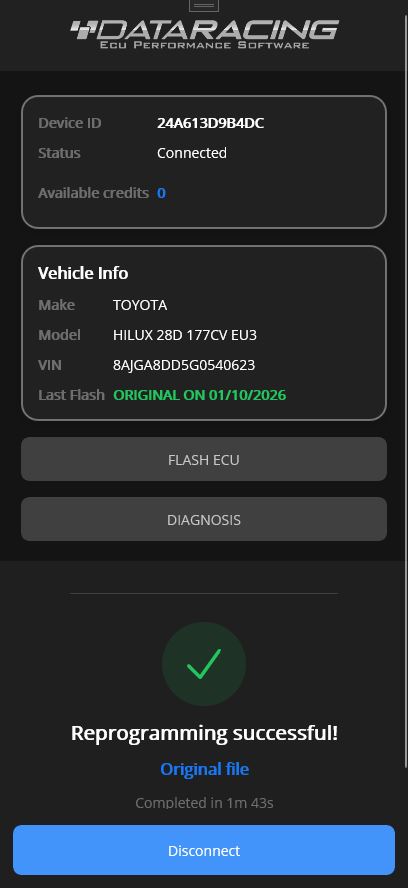 Flash completed successfully
